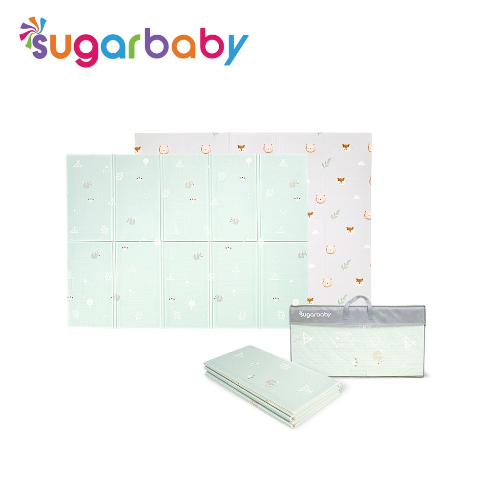 SUGARBABY Foldable Baby Playmat (Nature Series) / Playmat Lipat Anak / Karpet Lipat Bayi / Matras Bayi