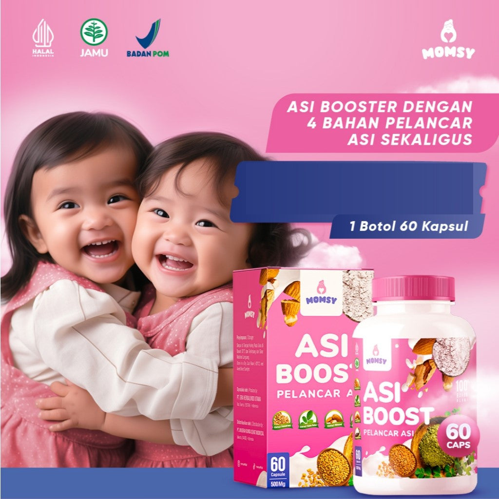 MOMSY Asi Booster Pelancar ASI 30/60 kapsul BPOM & Halal