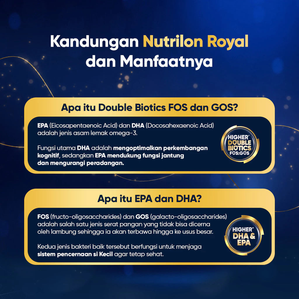 Nutrilon Royal 3 Madu Susu Pertumbuhan Bubuk 400 gr