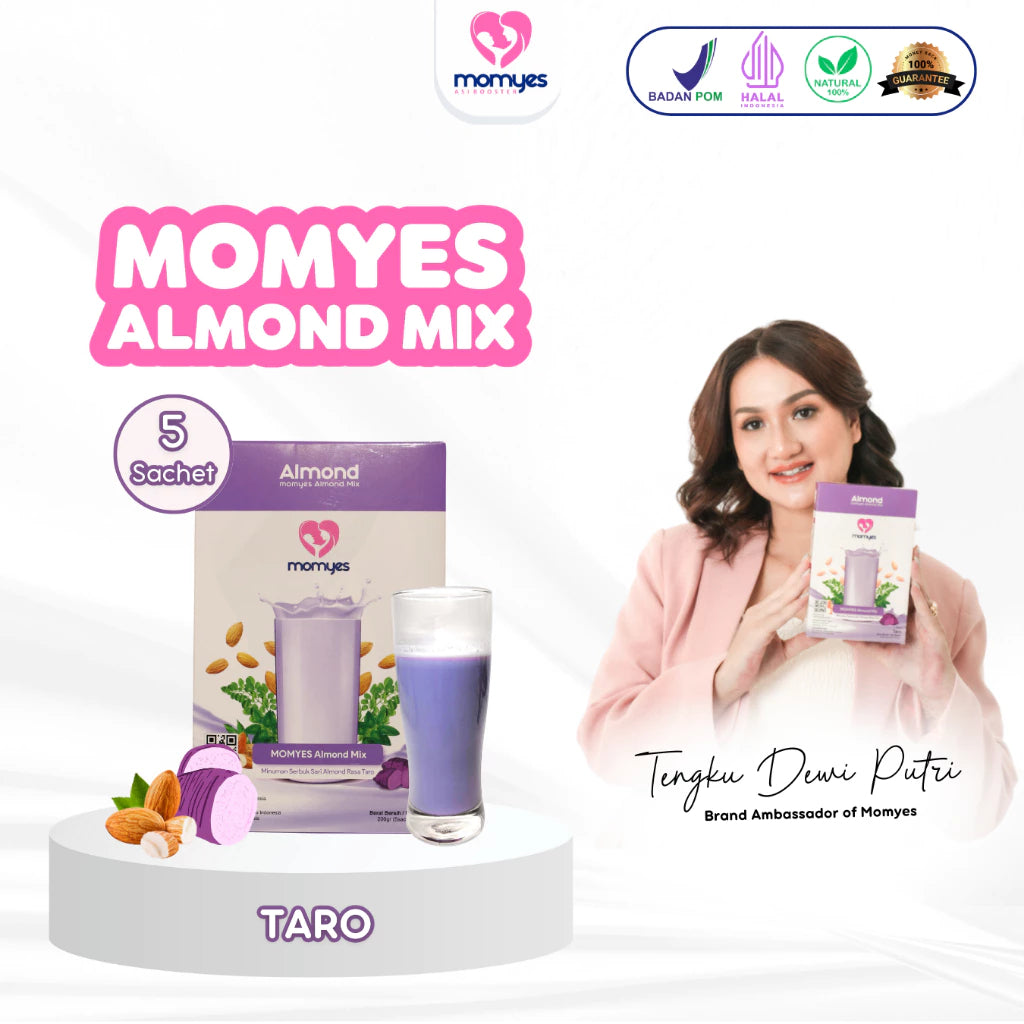 Momyes Almond Mix - Minuman Almond Dengan Katuk & Kelor untuk Nutrisi sehari