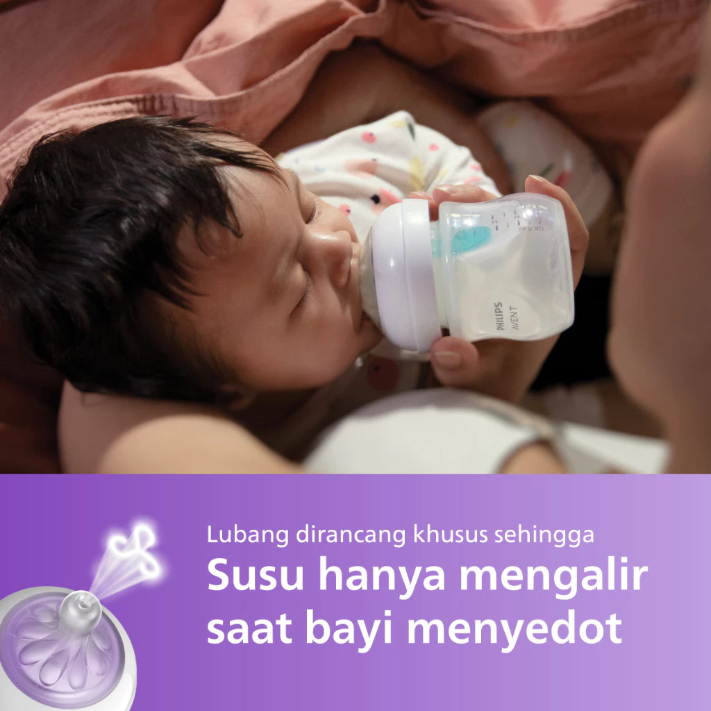 Philips Avent Botol Susu Bayi 125ml / 260ml - AirFree Vent Natural Response & Ekstra Anti Kolik