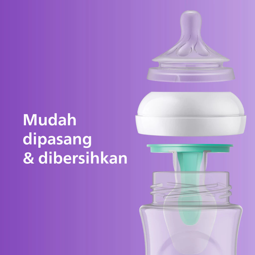 Philips Avent Botol Susu Bayi 125ml / 260ml - AirFree Vent Natural Response & Ekstra Anti Kolik