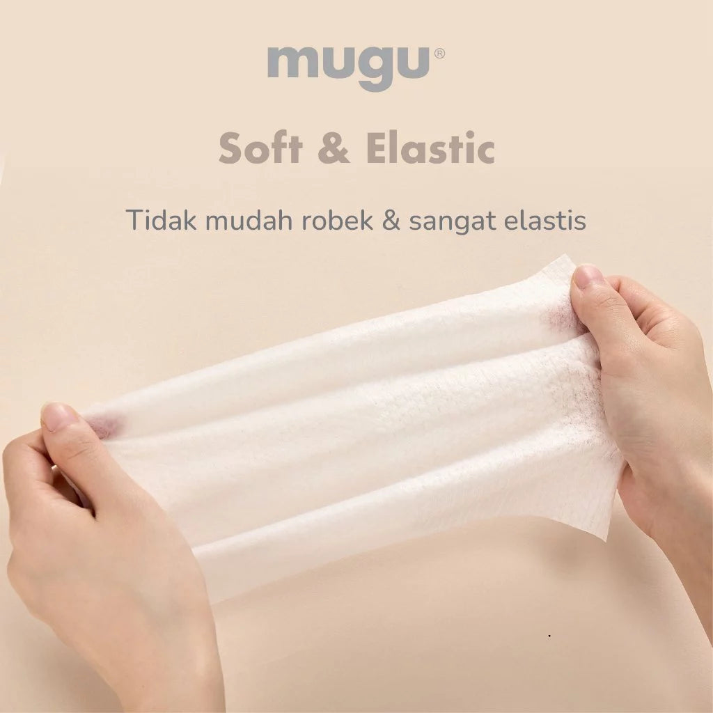 mugu Baby Wet Wipes EDI Water 80 Sheets I Tisu Basah Non Alcohol Non Parfume