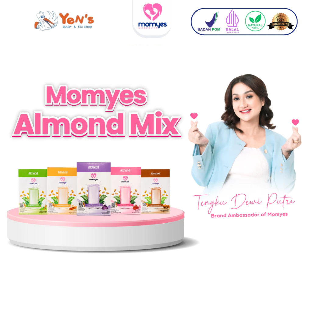 Momyes Almond Mix - Minuman Almond Dengan Katuk & Kelor untuk Nutrisi sehari