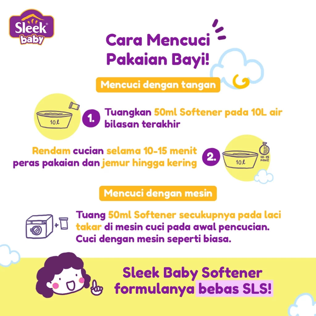 Sleek Baby Softener Pouch 750ml