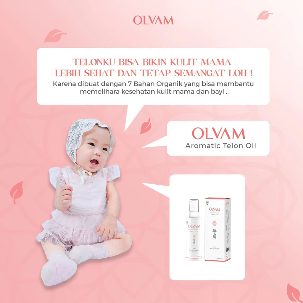 Olvam Minyak Telon - Aromatic Telon Oil 10ml / 50ml / 100ml