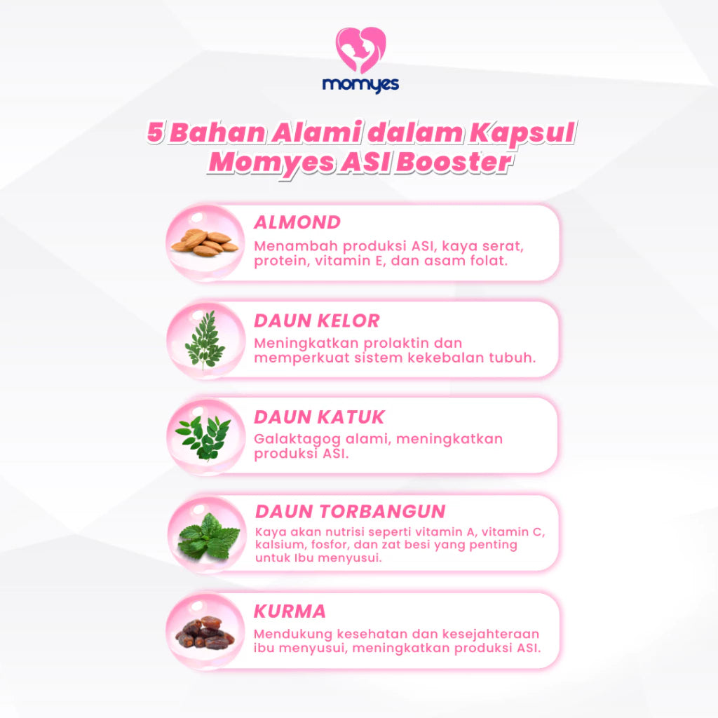 MOMYES ASI BOOSTER 30 Kapsul - Pelancar ASI HALAL