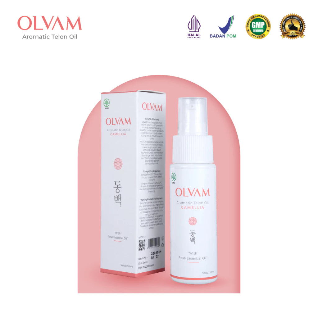 Olvam Minyak Telon - Aromatic Telon Oil 10ml / 50ml / 100ml