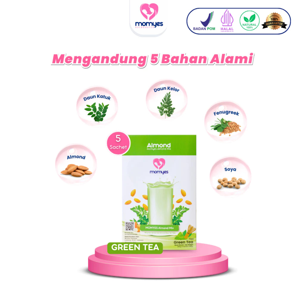 Momyes Almond Mix - Minuman Almond Dengan Katuk & Kelor untuk Nutrisi sehari