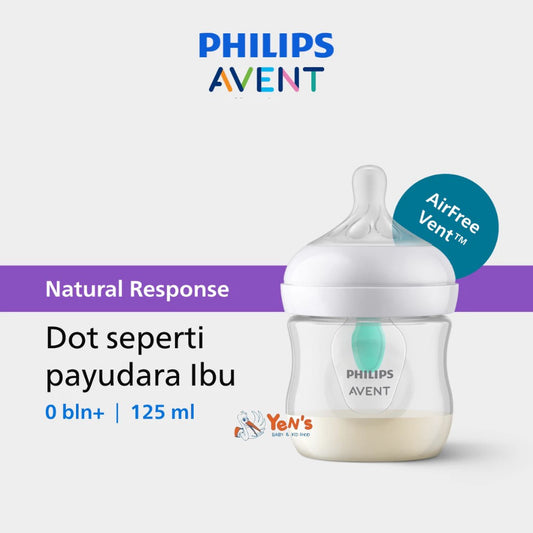 Philips Avent Botol Susu Bayi 125ml / 260ml  - AirFree Vent Natural Response & Ekstra Anti Kolik