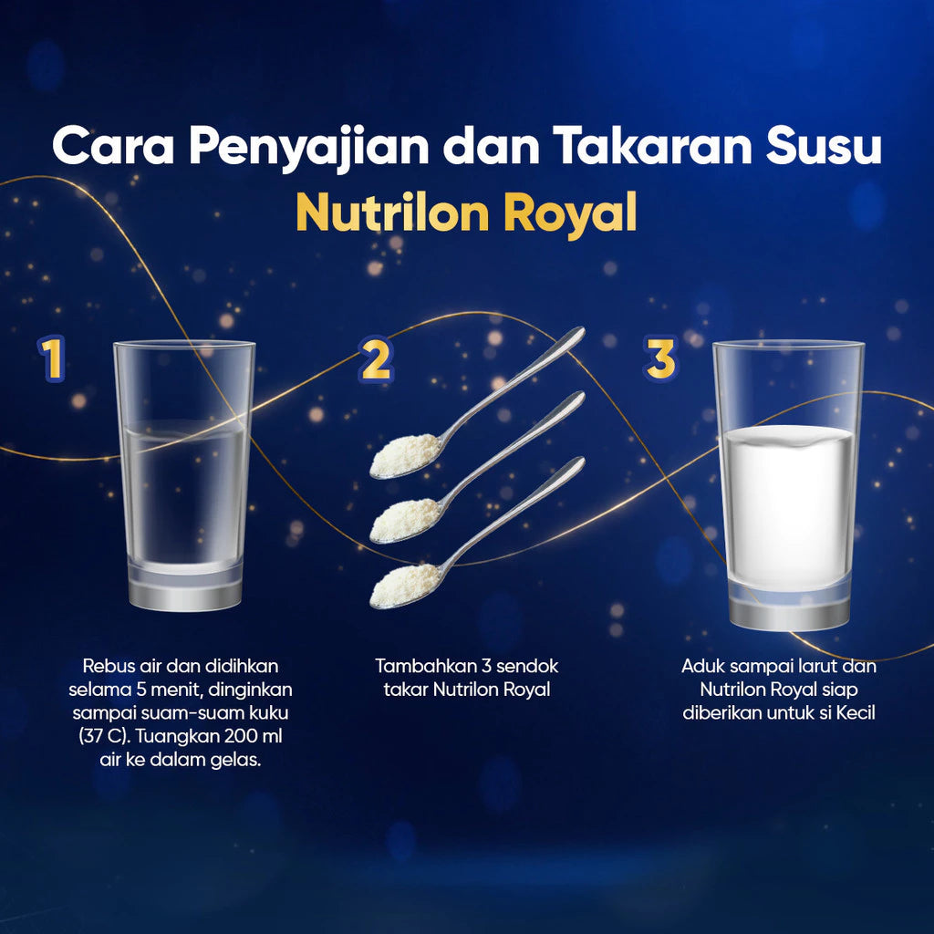 Nutrilon Royal 3 Madu Susu Pertumbuhan Bubuk 400 gr