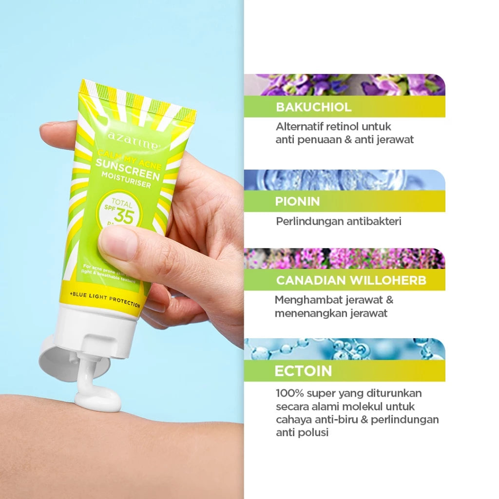 Azarine Sunscreen Gel / Serum / Moisturizer / Ceraspray SPF35 PA++++ | SPF45 PA++++