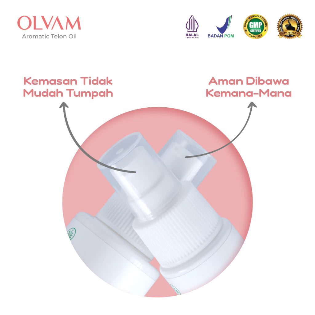 Olvam Minyak Telon - Aromatic Telon Oil 10ml / 50ml / 100ml
