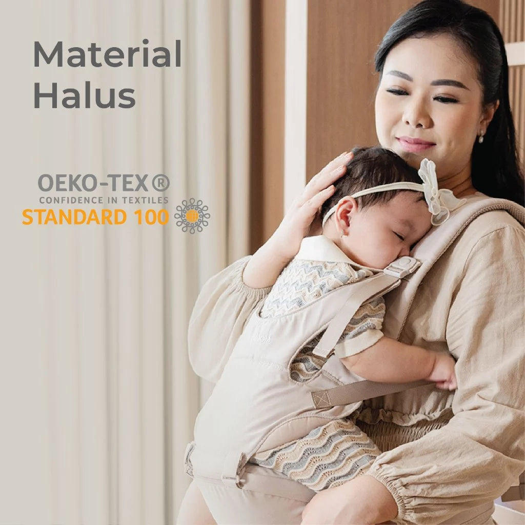 MOOIMOM Lightweight Hipseat Carrier Gendongan Bayi Hipseat Lembut & Ringan - Gendongan Depan