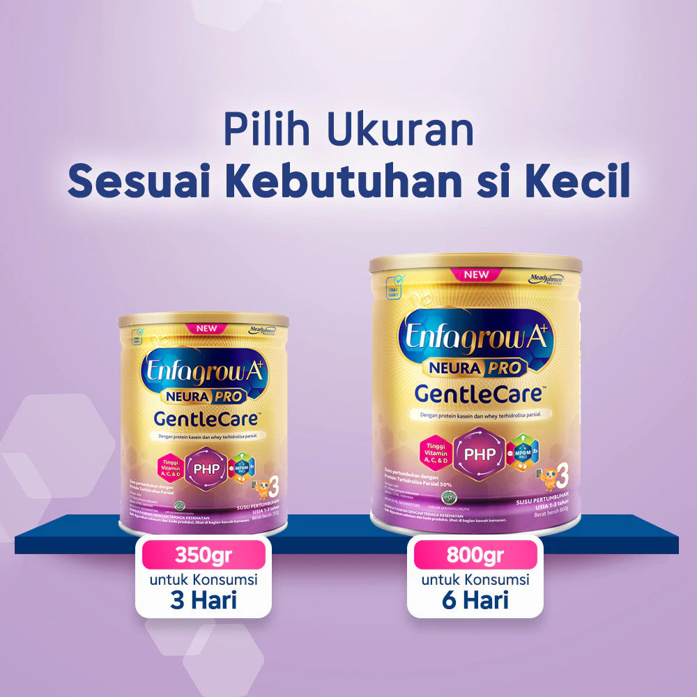 Enfagrow A+ Gentle Care Susu Formula Anak untuk Gangguan Pencernaan 1 - 3 Tahun 350 gr HALAL