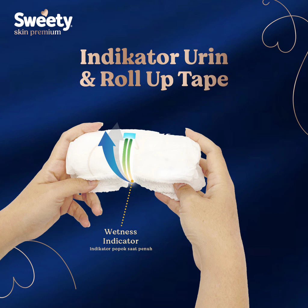 Sweety Skin Premium Pants M 46s / L 40s - Popok Bayi Celana Sekali Pakai