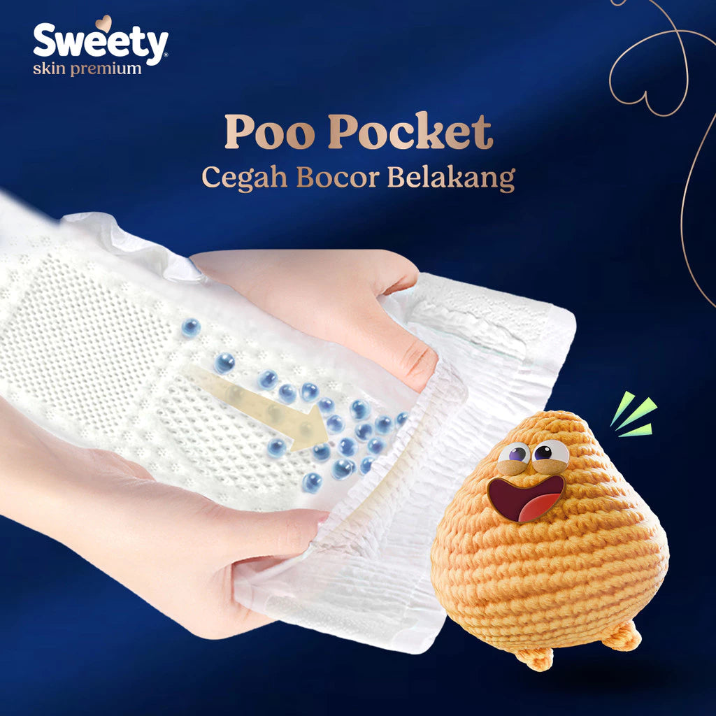 Sweety Skin Premium Tape NB 46s / S 44s - popok bayi sekali pakai