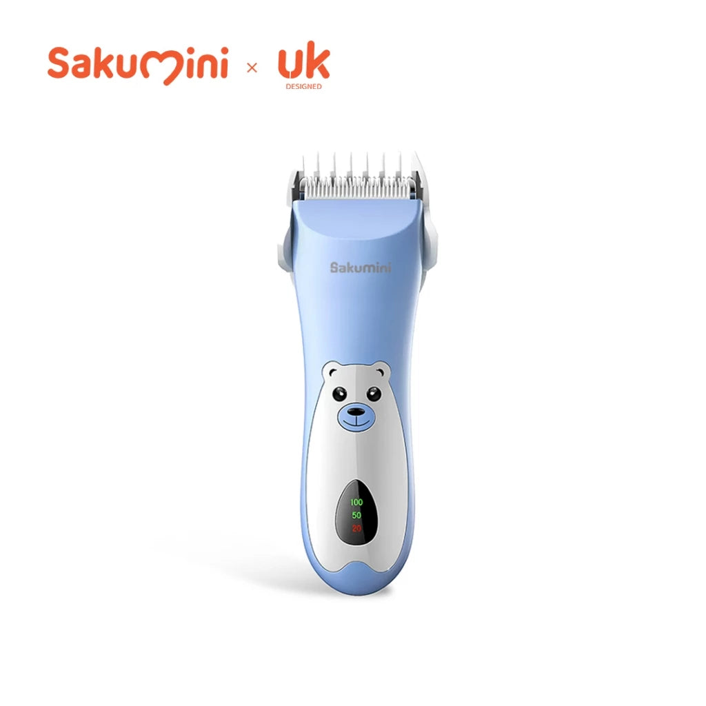 Sakumini Hair Clipper Elektrik Alat Mesin Cukur Potong Rambut Bayi Bahan PP, ABS, Ceramic