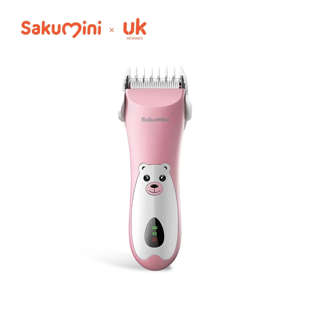Sakumini Hair Clipper Elektrik Alat Mesin Cukur Potong Rambut Bayi Bahan PP, ABS, Ceramic