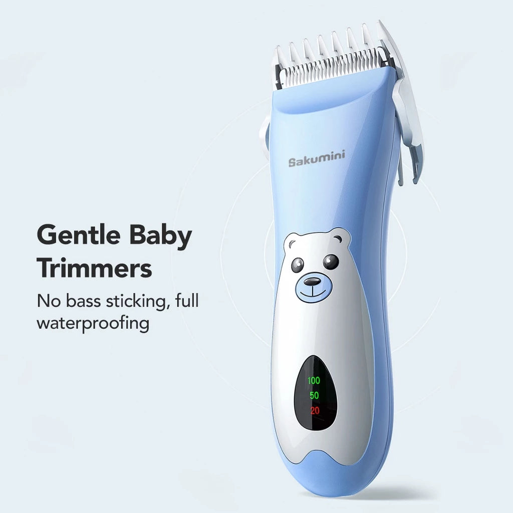 Sakumini Hair Clipper Elektrik Alat Mesin Cukur Potong Rambut Bayi Bahan PP, ABS, Ceramic