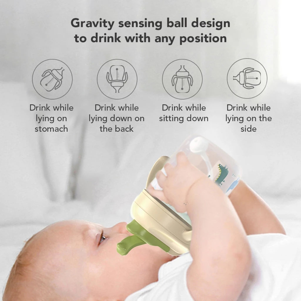 Sakumini 3in1 Gelas Minum Sedotan Anak Training Straw Sippy Cup Anak Bayi 300ml