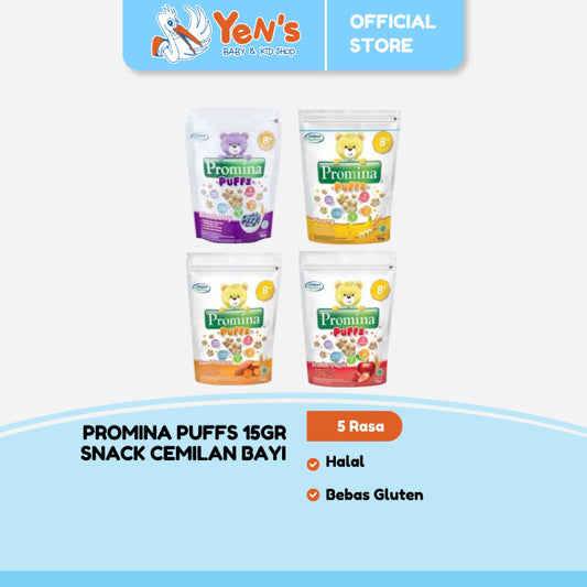 Promina Puffs 15gr - Snack Cemilan Bayi