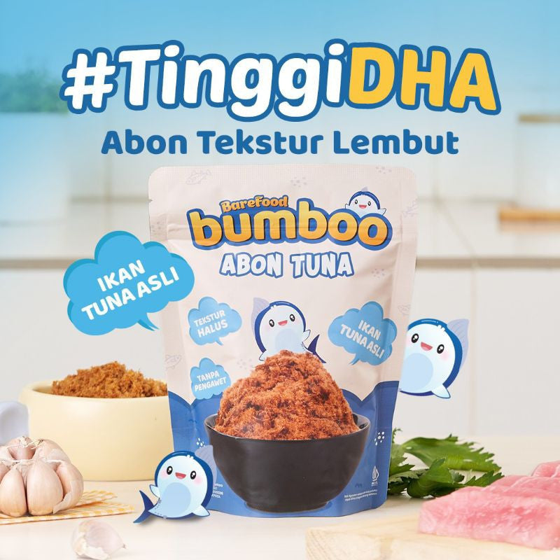 BUMBOO Abon Asli 100gr - Tekstur Lembut MPASI Si Kecil - Sumber Protein - Tanpa MSG - Tanpa Pengawet