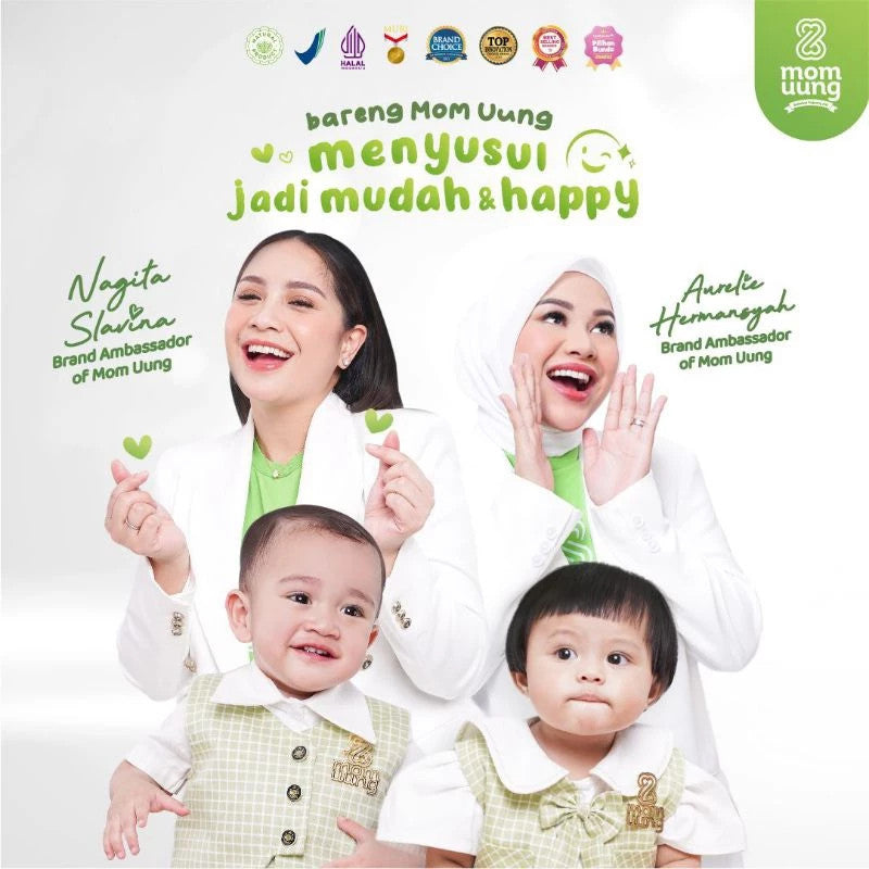 Mom Uung Pre-sterilized Breast Milk Bag 100ml (30 bags)Double Zipper - Ada Indikator Suhu