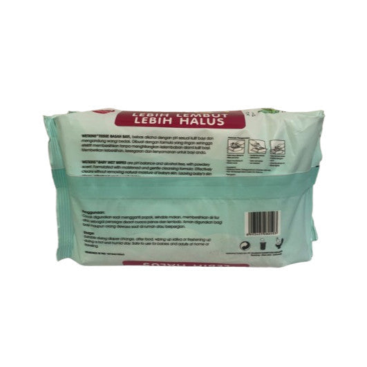 Wetkins Wipes Ganti Popok Bayi 50 Sheet - NON ALKOHOL