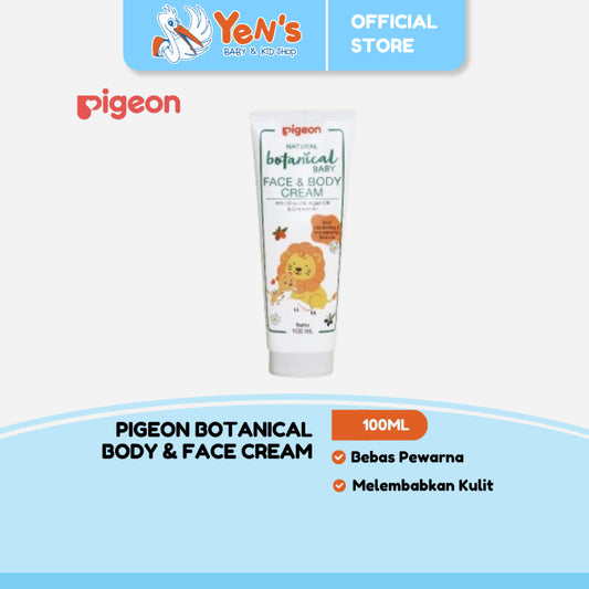 PIGEON Botanical Body & Face Cream 100ML (Krim Bayi)