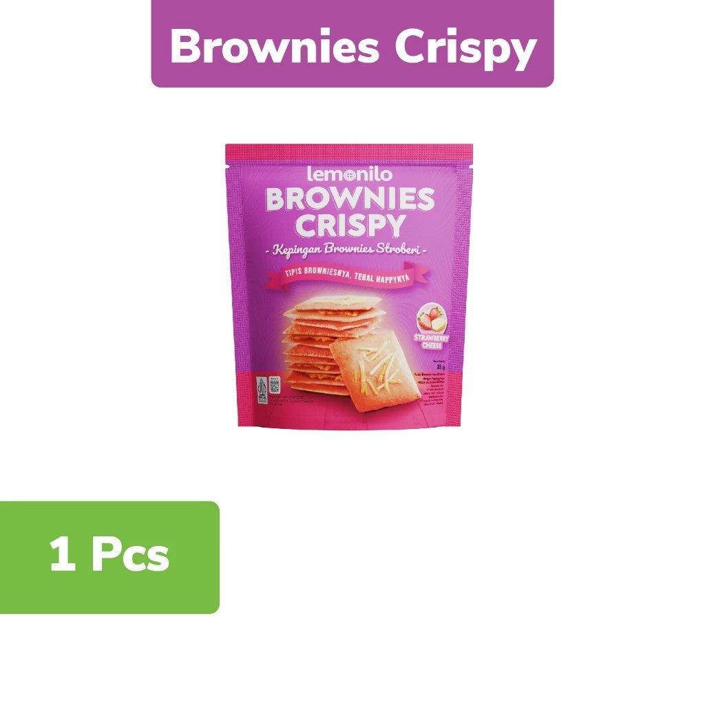LEMONILO Brownies Crispy 35g - Brownis Kering Halal