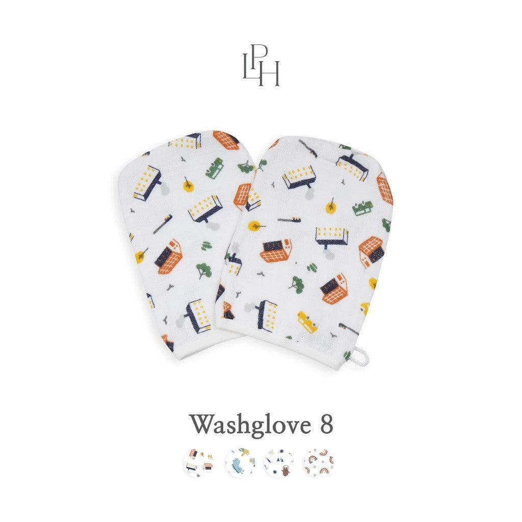 Little Palmerhaus - Washglove Set Of 2 (Waslap Bayi Isi 2)