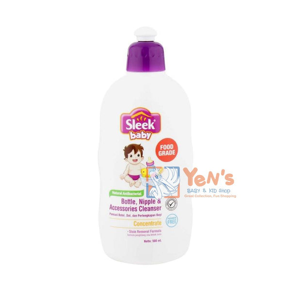 Sleek Baby Bottle Nipple & Accessories Cleanser 500ml