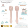 SUGAR BABY - Healthy Silicone Spoon & Fork (Nature Series)