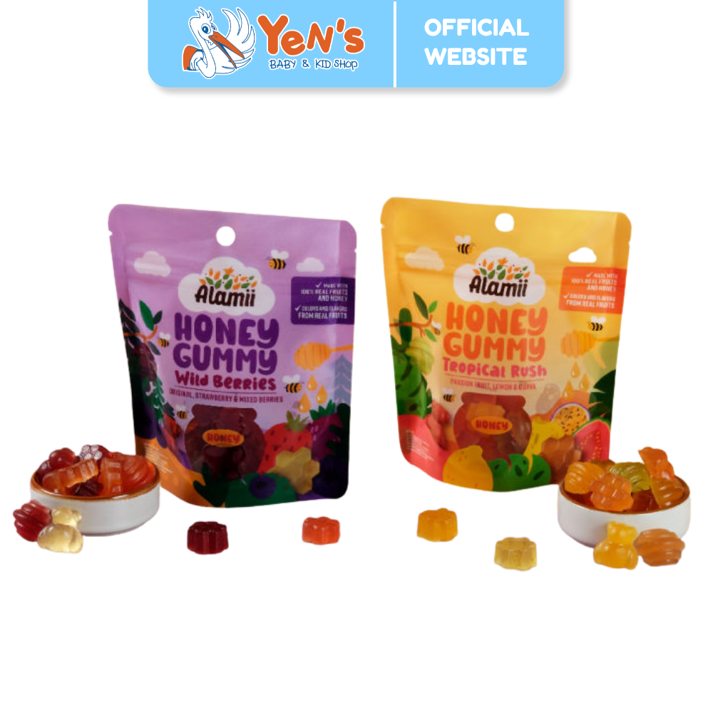 Alamii Honey Gummy Tropical Rush / Wild Berries 40g