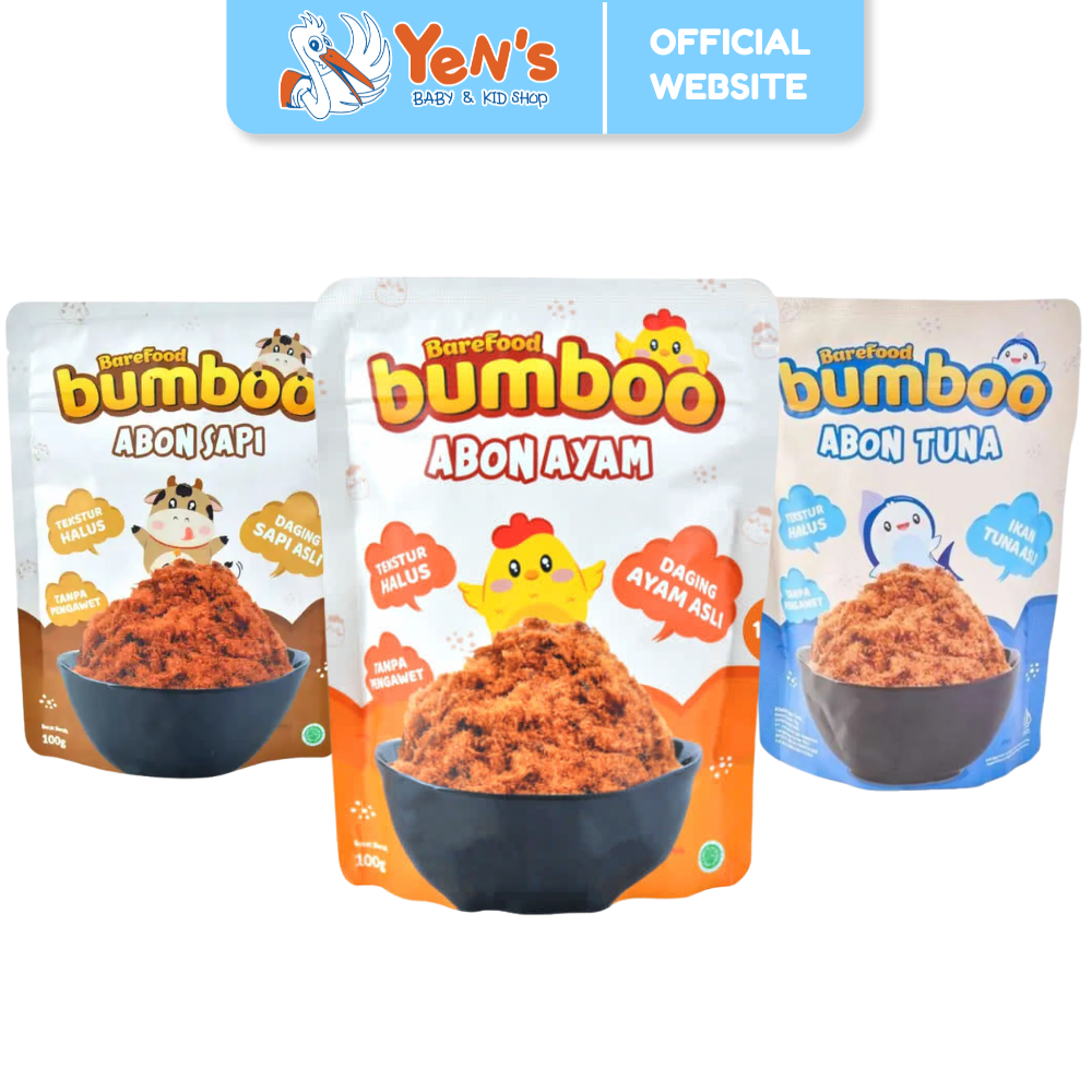 BUMBOO Abon Asli 100gr - Tekstur Lembut MPASI Si Kecil - Sumber Protein - Tanpa MSG - Tanpa Pengawet