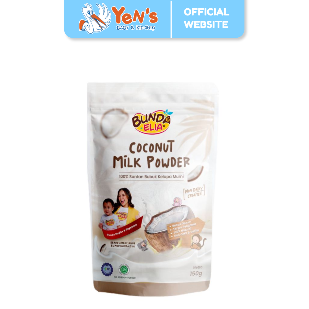Bumbu Bunda Elia Coconut Milk Powder - Santan MPASI /BB Booster MPASI Santan Organik