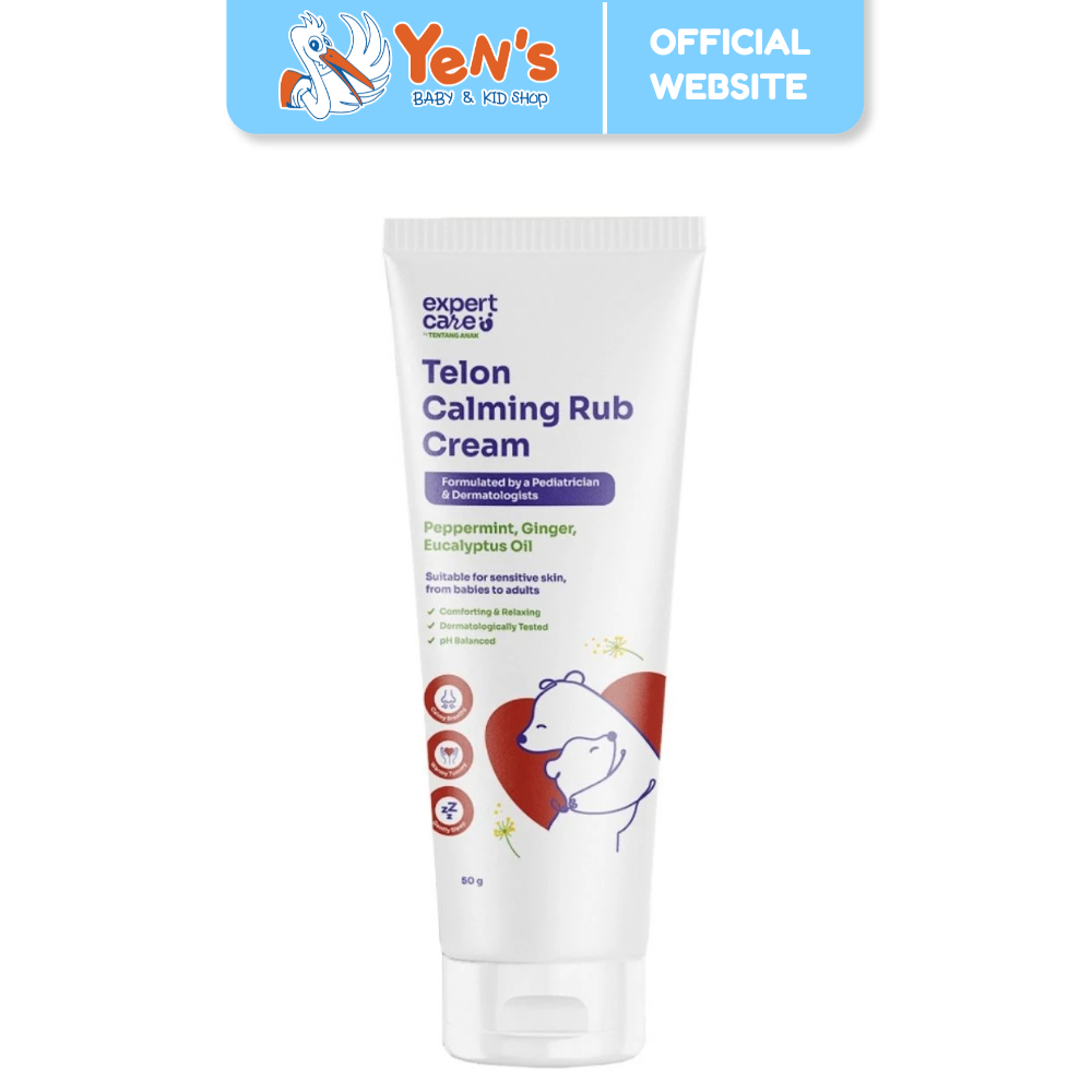 Expert Care Calming Rub Cream 50G / Aroma Telon & Lavender / Kuatkan Imun Legakan Napas Redakan Kembung
