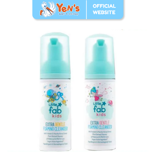 Little Fab Kids Extra Gentle Foaming Cleanser Boy & Girl / Skincare Anak / Sabun Cuci Muka Anak