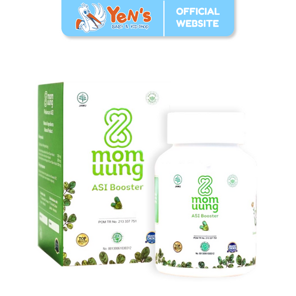 MOM UUNG 60 kapsul | Asi Booster Kelorcap Pelancar Asi Ibu
