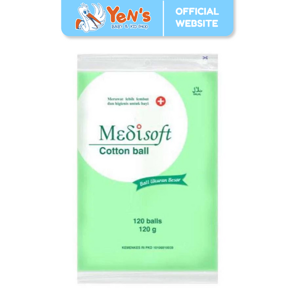 Medisoft Cotton Ball / Kapas Ukuran Besar (120 balls)