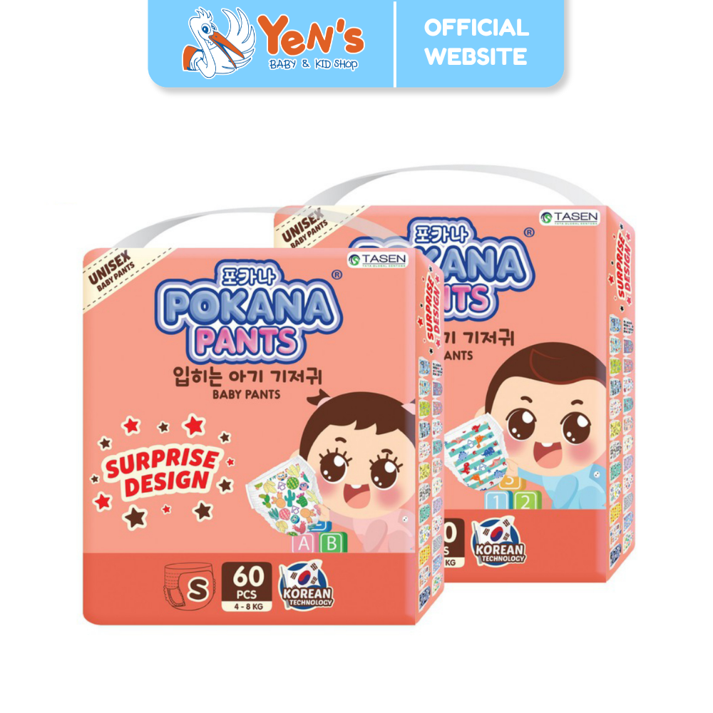 POKANA Pants S60 M58 L48 XL42 Baby Diapers Surprise Design / Popok Celana Bayi