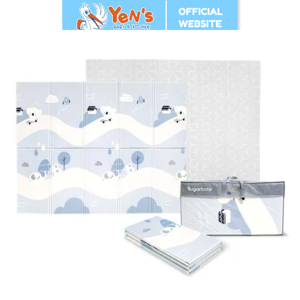 SUGARBABY Foldable Baby Playmat (Nature Series) / Playmat Lipat Anak / Karpet Lipat Bayi / Matras Bayi