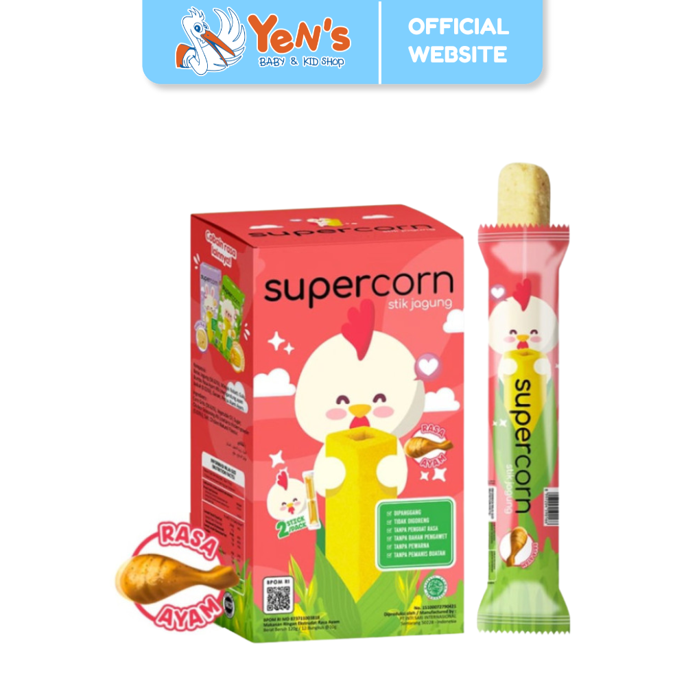SUPERCORN Stick Jagung 120gr / Snack Camilan