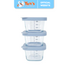 SugarBaby Premium Glass Jar Baby Food Container 3 pcs BPA FREE / Peralatan Makan Bayi MPASI