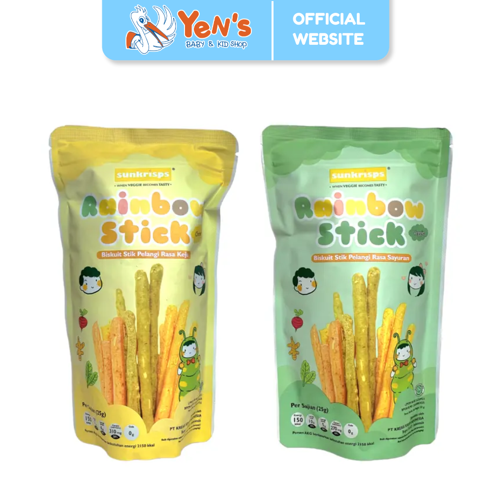 Sunkrisps - Rainbow Stick Snack for Kids