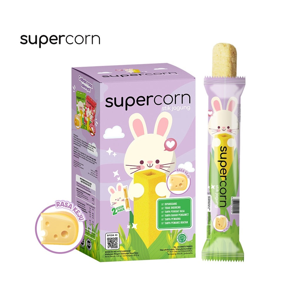 SUPERCORN Stick Jagung 120gr / Snack Camilan