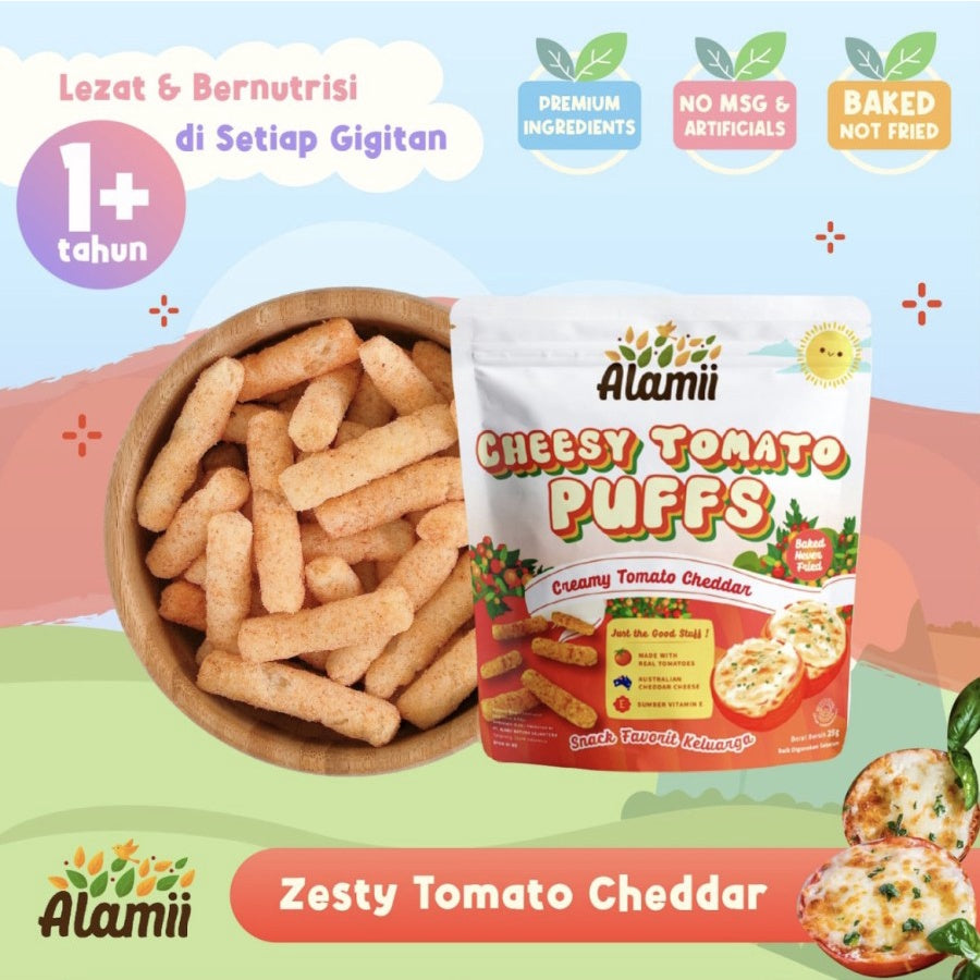 Alamii Puffs Snack 25gr | Cemilan Sehat Bayi & Anak