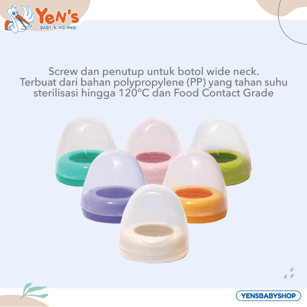 PIGEON Screw Cap + Nipple Cover Slim / Wide Neck