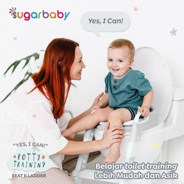 SUGAR BABY Potty Training Seat&Ladder | Toilet Training Anak